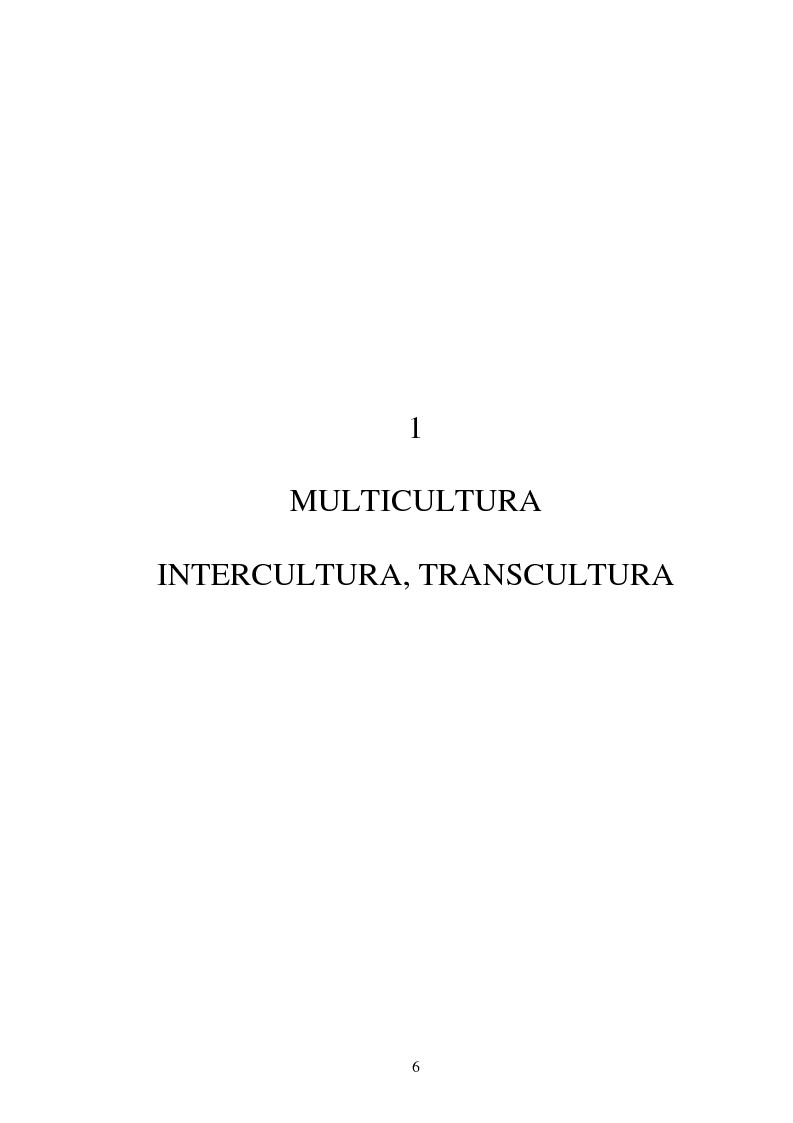 Anteprima della tesi: Multiculturalismo e Interculturalismo, Pagina 3