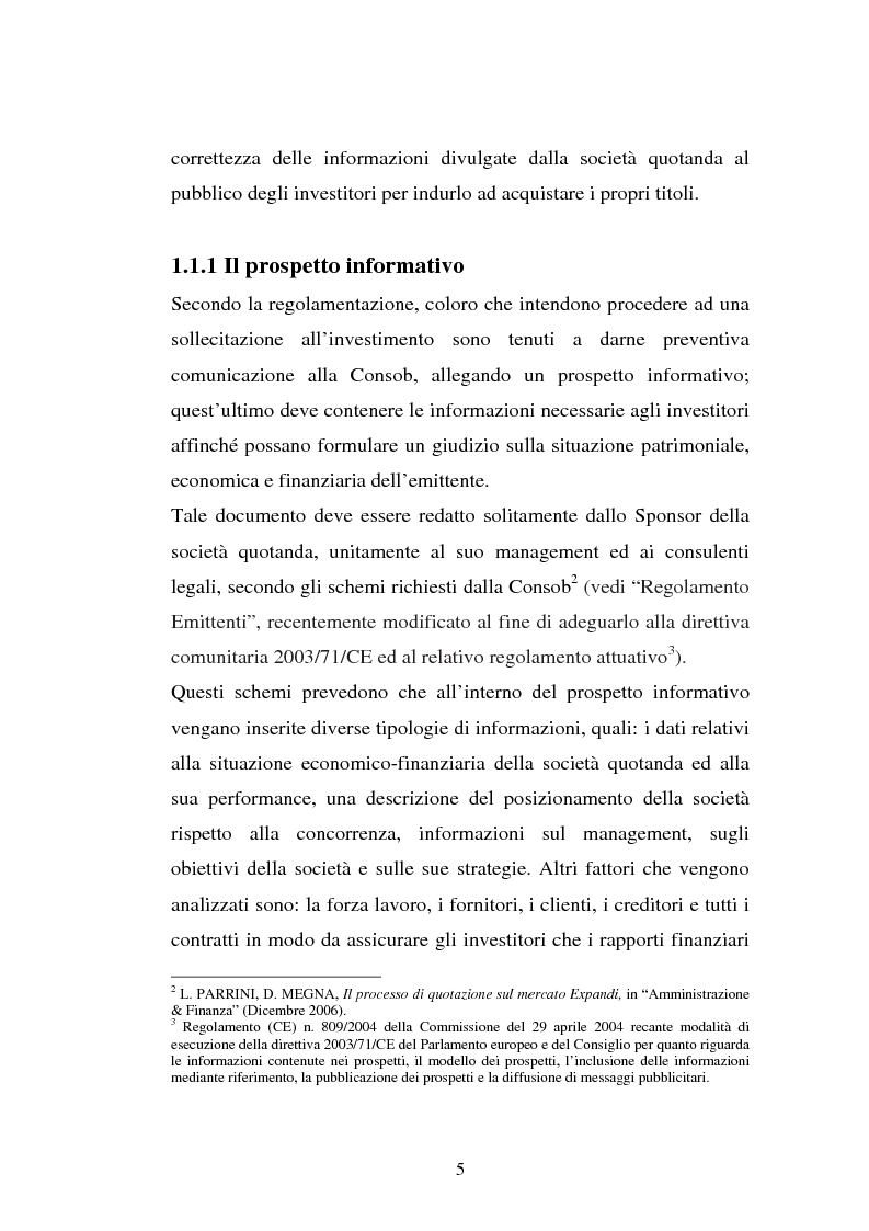 Anteprima della tesi: Aspetti teorici ed operativi delle operazioni Ipo, Pagina 5