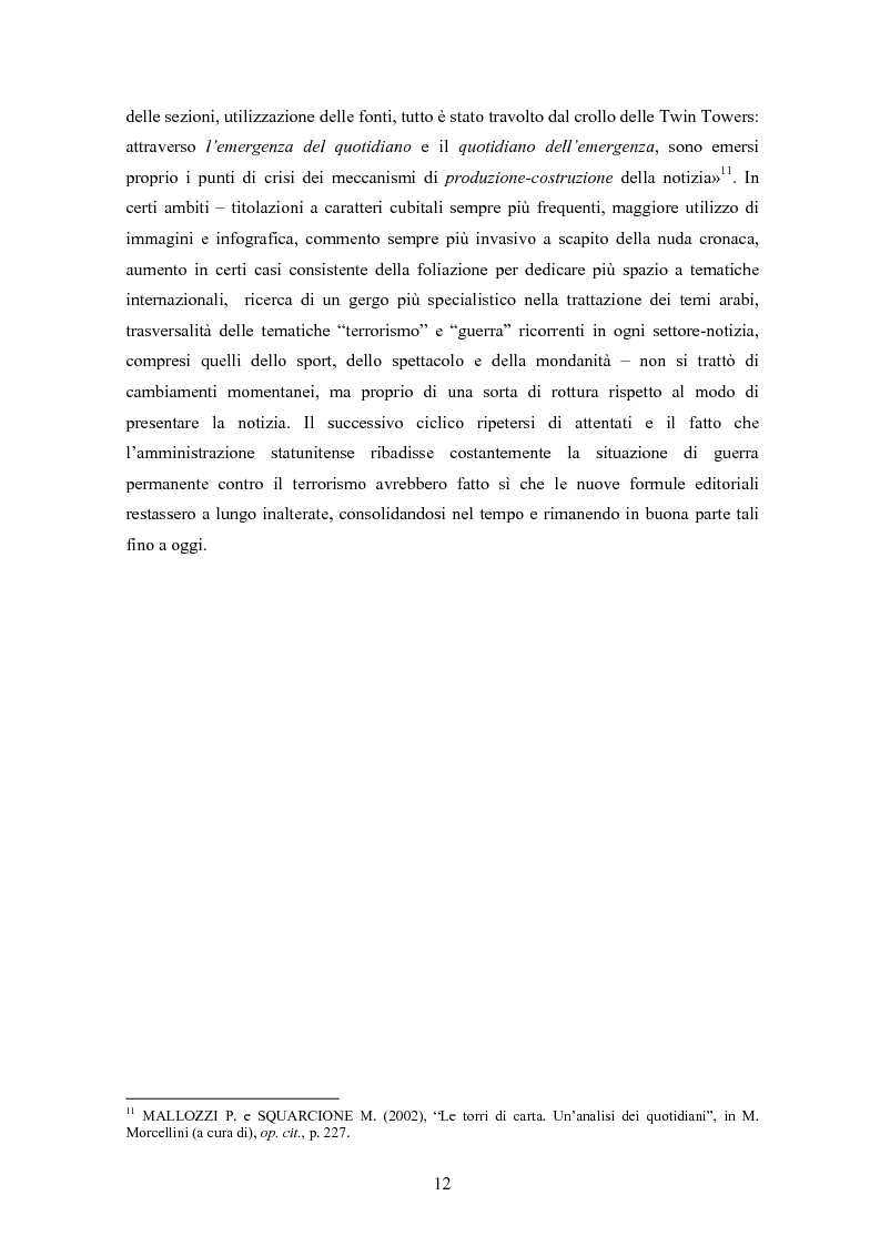 Anteprima della tesi: ''God is not neutral'' - Strategie di comunicazione politica nella guerra al terrorismo, Pagina 11