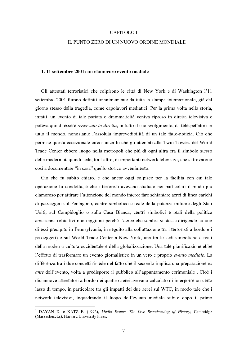 Anteprima della tesi: ''God is not neutral'' - Strategie di comunicazione politica nella guerra al terrorismo, Pagina 6