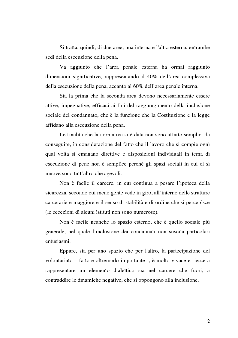 Anteprima della tesi: Ordinamento Penitenziario e Nuovo processo penale, Pagina 2