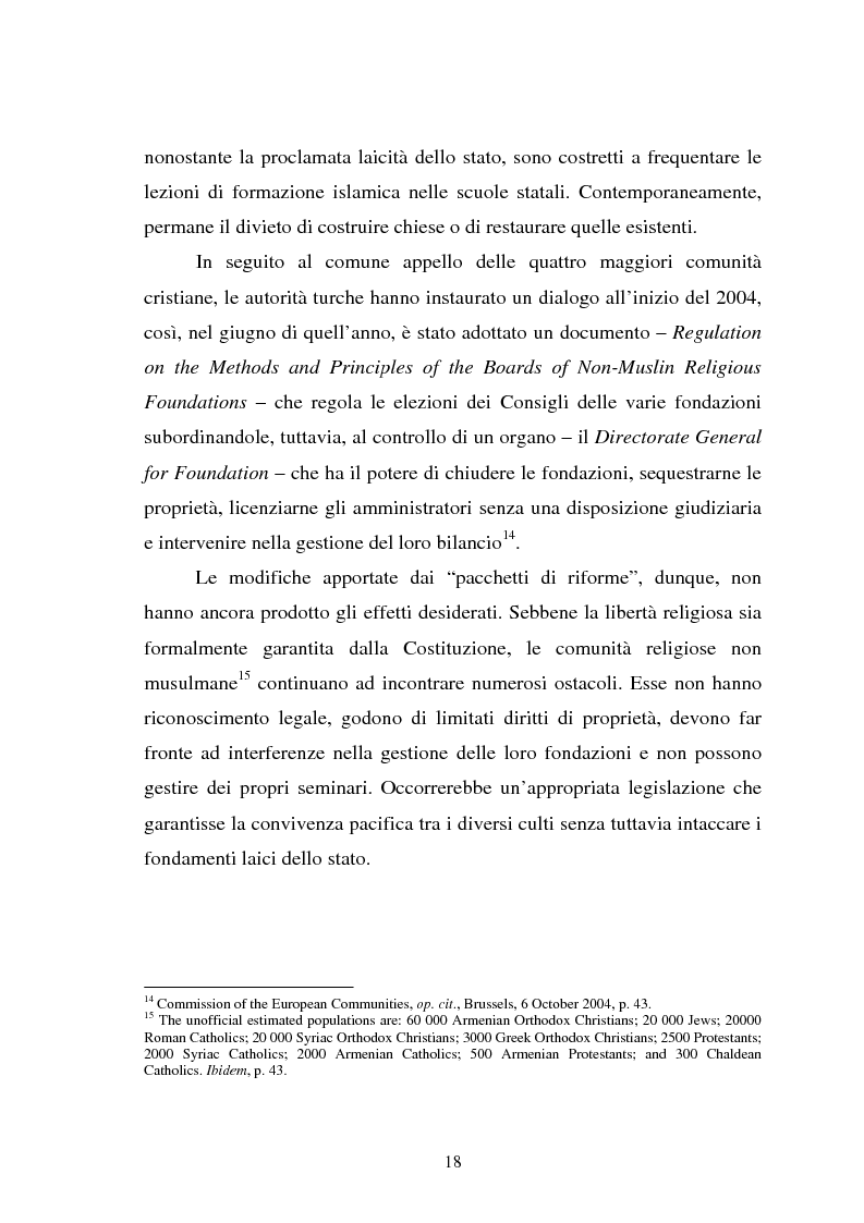 Anteprima della tesi: La pena di morte e i diritti umani nelle carceri turche. L'importanza delle relazioni con l'Unione Europea., Pagina 15