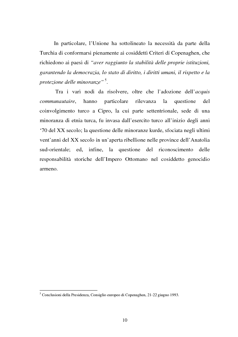 Anteprima della tesi: La pena di morte e i diritti umani nelle carceri turche. L'importanza delle relazioni con l'Unione Europea., Pagina 7