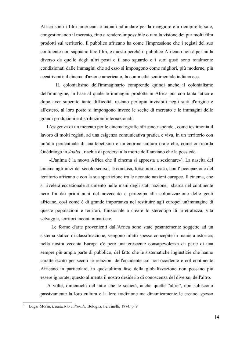 Anteprima della tesi: Djibril Diop Mambety, Pagina 2