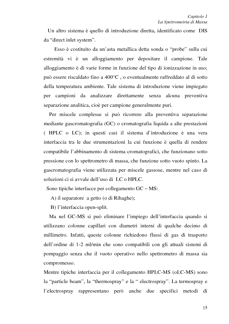 Anteprima della tesi: Determinazione quantitativa di rotenone in olivicoltura biologica mediante spettrometria di massa, Pagina 11