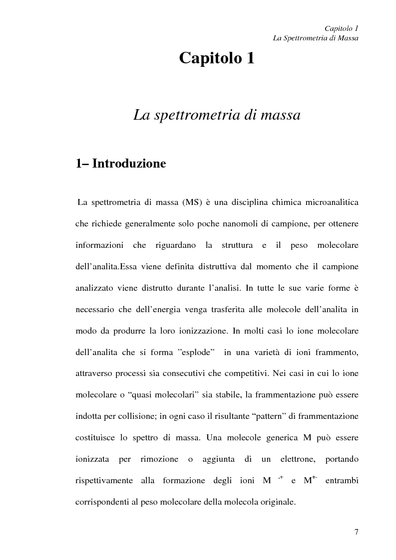 Anteprima della tesi: Determinazione quantitativa di rotenone in olivicoltura biologica mediante spettrometria di massa, Pagina 3