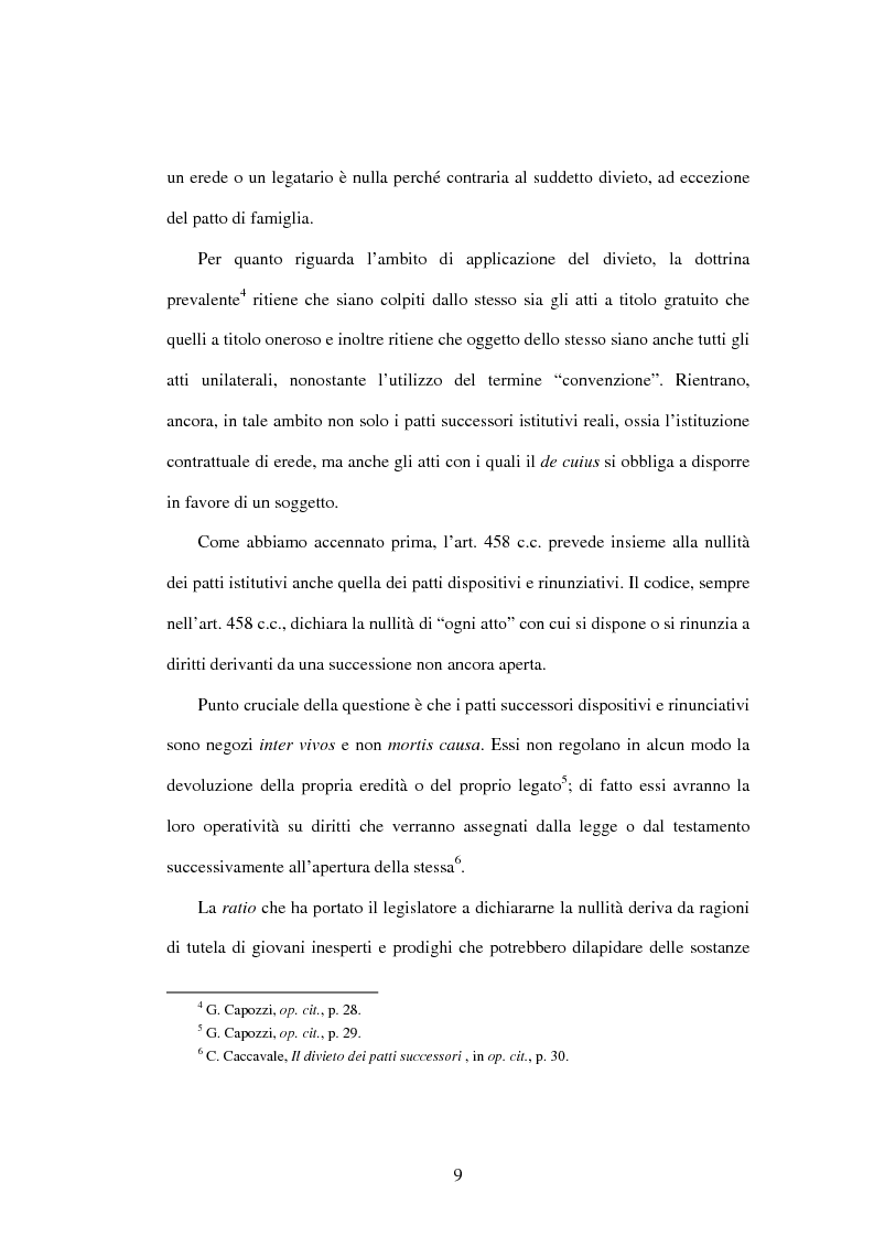Anteprima della tesi: Il divieto dei patti successori nel diritto societario, Pagina 3