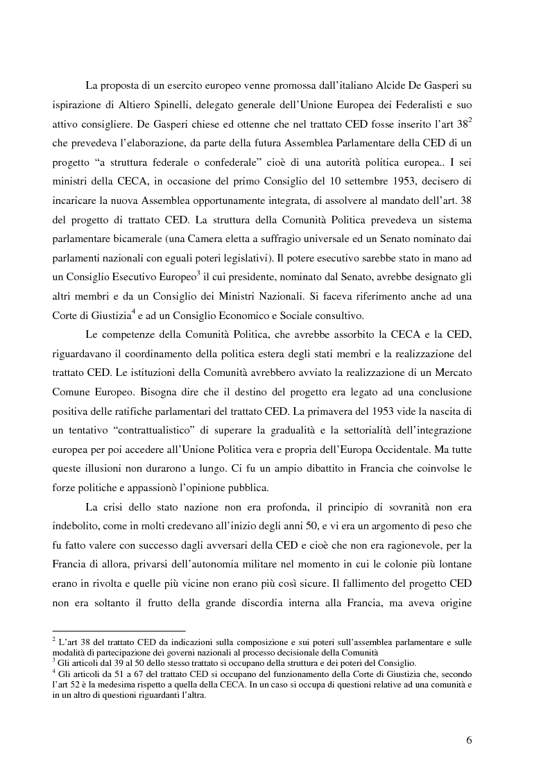 Anteprima della tesi: I rapporti tra l'UEO e l'Unione Europea, Pagina 2