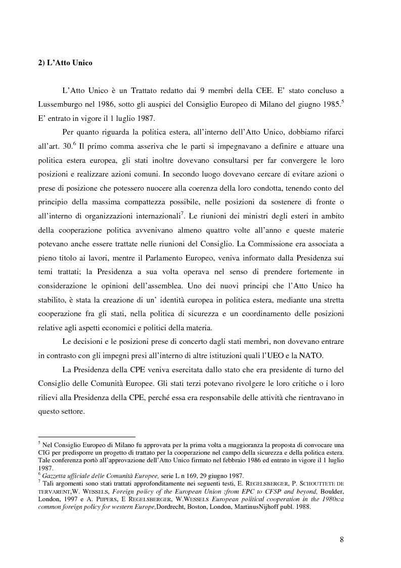 Anteprima della tesi: I rapporti tra l'UEO e l'Unione Europea, Pagina 4