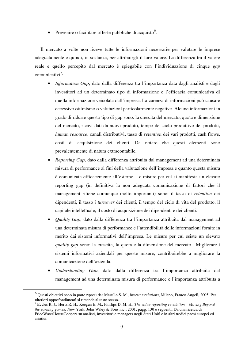 Anteprima della tesi: Pubblicità finanziaria e quotazione in borsa. Il caso Cobra Automotive Technologies., Pagina 7