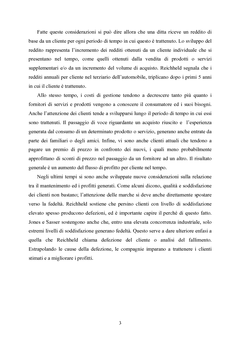 Anteprima della tesi: Analisi statistica della soddisfazione della clientela nel settore dell'automobile, Pagina 3