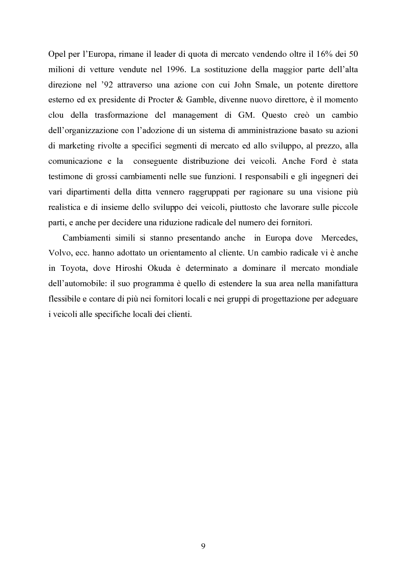 Anteprima della tesi: Analisi statistica della soddisfazione della clientela nel settore dell'automobile, Pagina 9