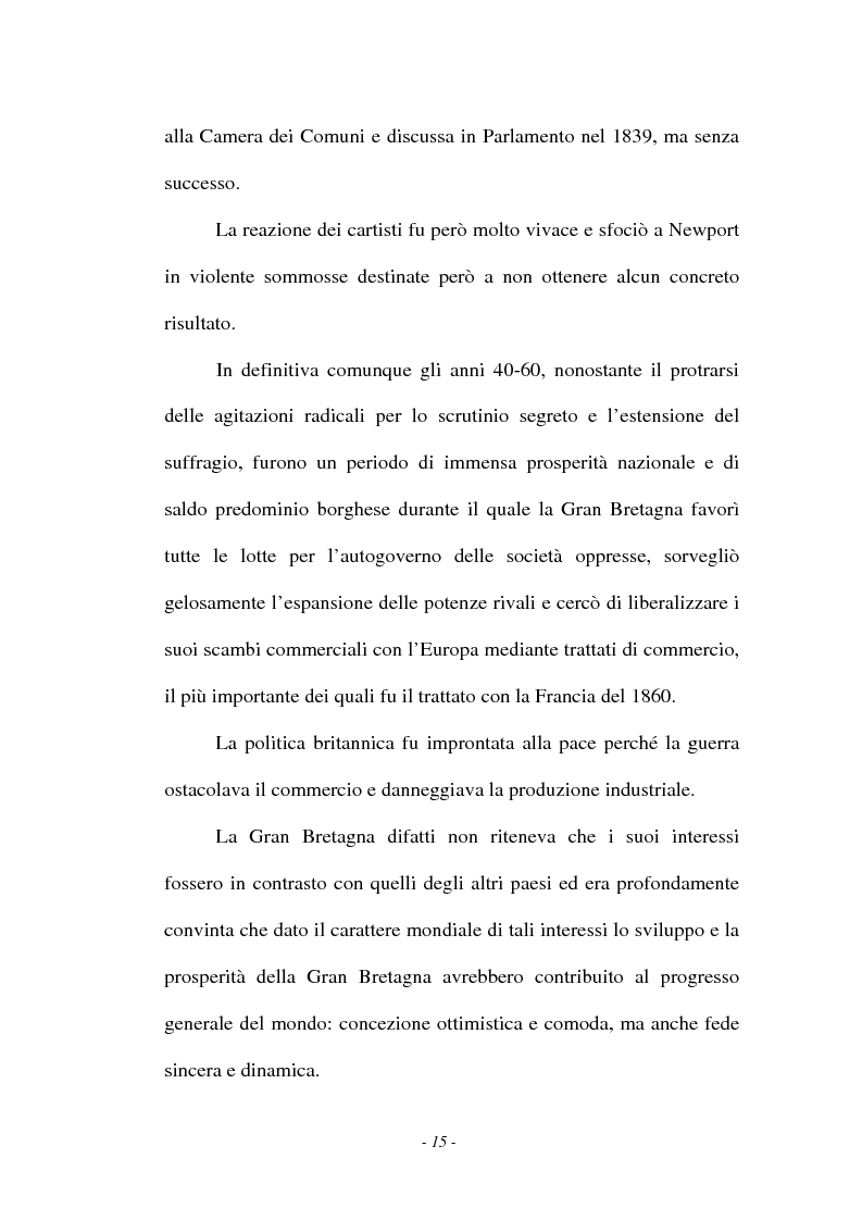 Anteprima della tesi: L'emigrazione italiana in Inghilterra tra Letteratura e Politica (1820-1860), Pagina 15