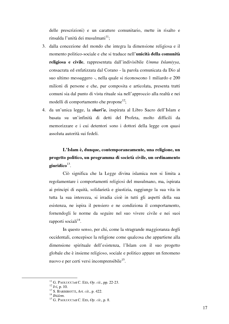 Anteprima della tesi: La protezione dei diritti dell'uomo nei Paesi arabo-islamici, Pagina 11