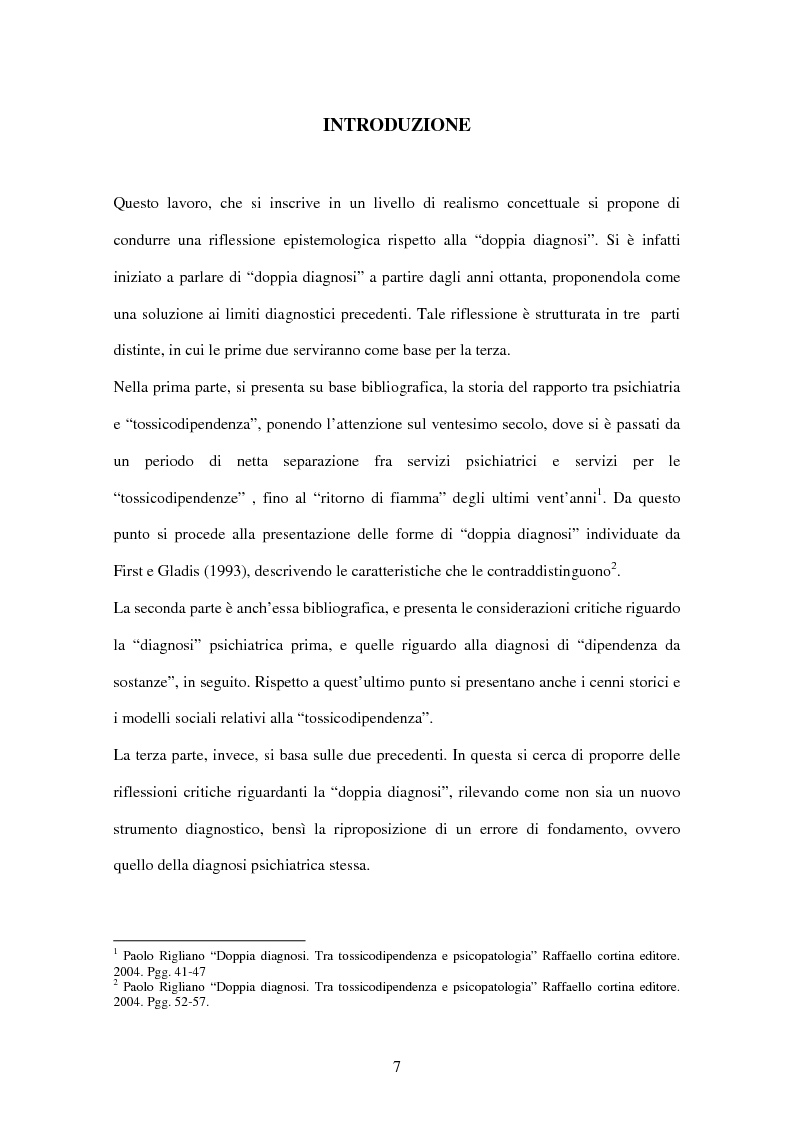 Anteprima della tesi: Doppia diagnosi: inconsistenza fondativa e inapplicabilità operativa, Pagina 4