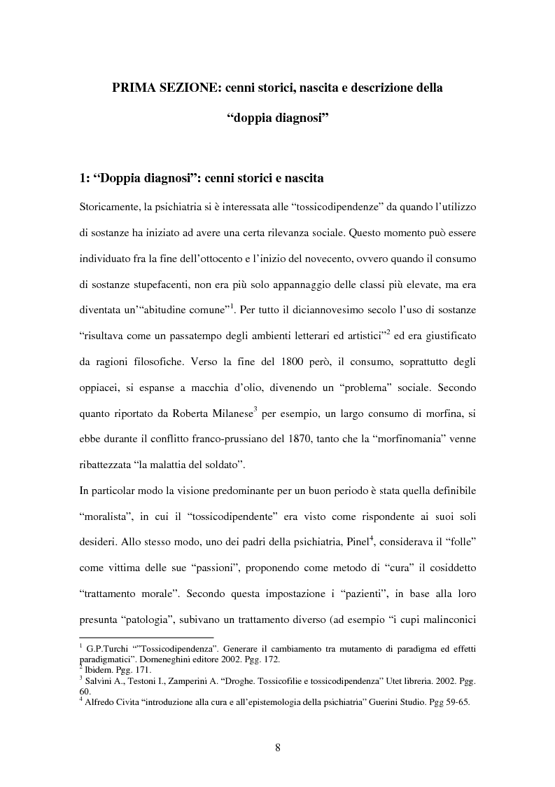 Anteprima della tesi: Doppia diagnosi: inconsistenza fondativa e inapplicabilità operativa, Pagina 5