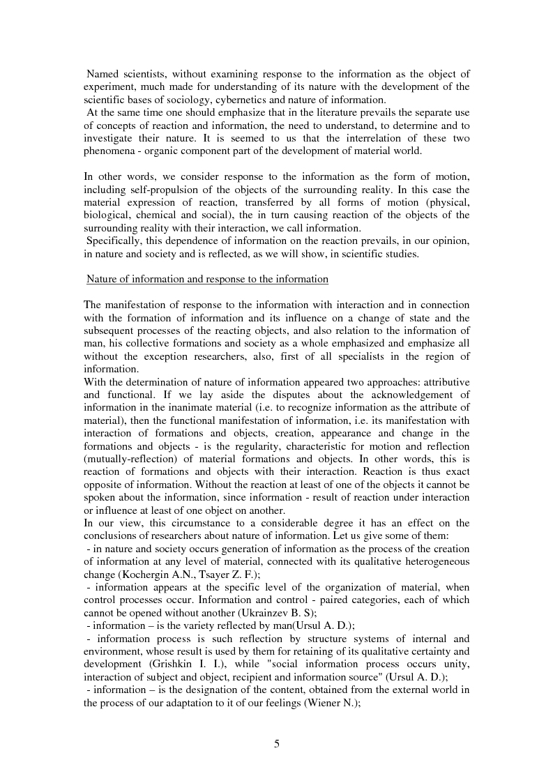 Anteprima della tesi: Social Reaction to the Information, Pagina 3