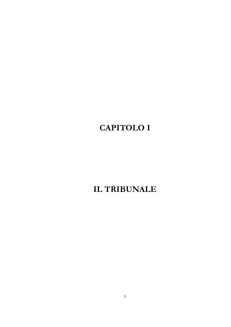 Anteprima della tesi: Organizzazione del Tribunale circondariale civile e penale di Trani, serie dei processi penali anno 1905, Pagina 3