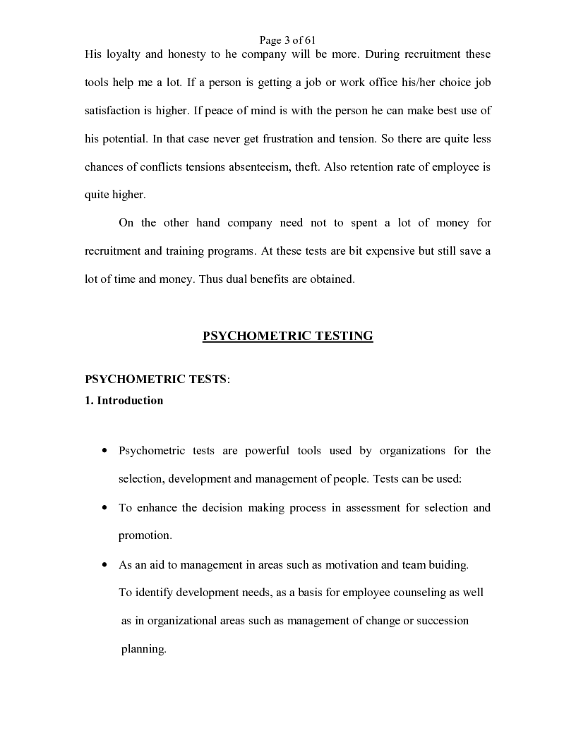 Anteprima della tesi: Psychometric Testing: Conceptual Framework, Pagina 2