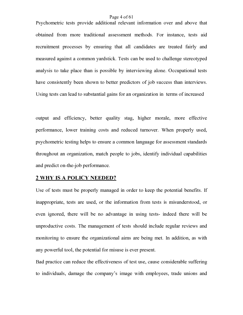 Anteprima della tesi: Psychometric Testing: Conceptual Framework, Pagina 3