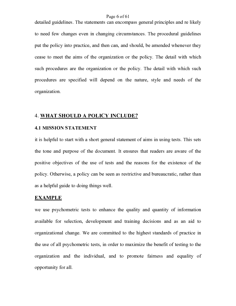 Anteprima della tesi: Psychometric Testing: Conceptual Framework, Pagina 5