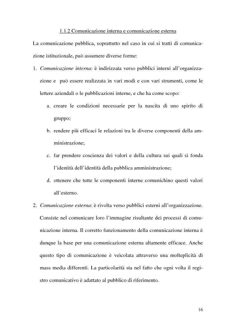 Anteprima della tesi: Un documento di programmazione regionale come problema di comunicazione. Il caso del DOCUP della Regione Umbria, Pagina 12