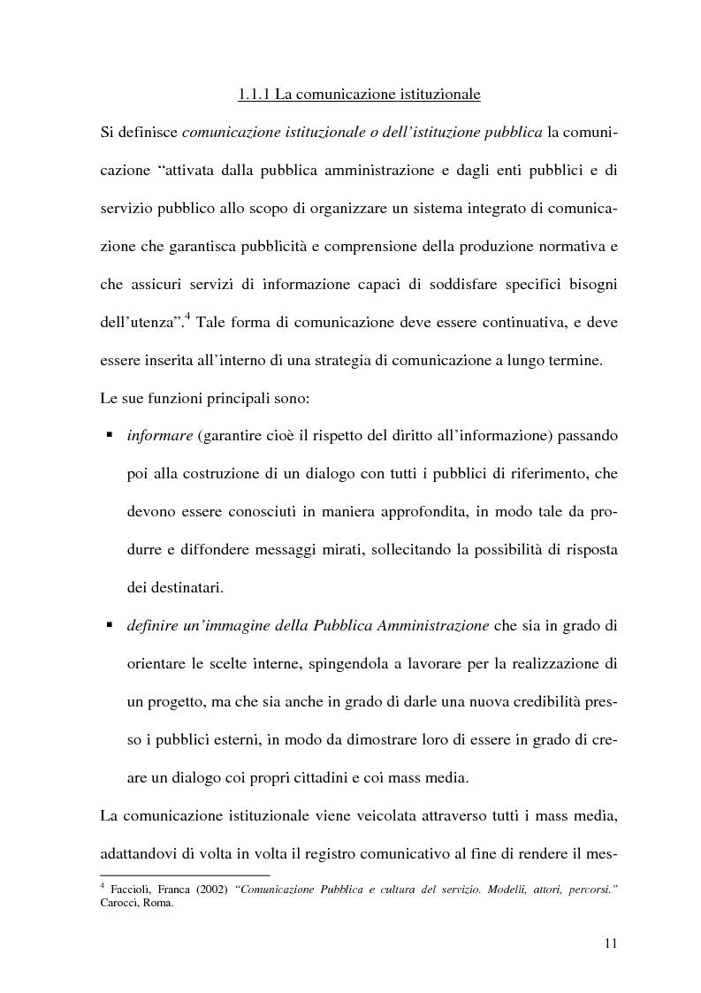 Anteprima della tesi: Un documento di programmazione regionale come problema di comunicazione. Il caso del DOCUP della Regione Umbria, Pagina 7