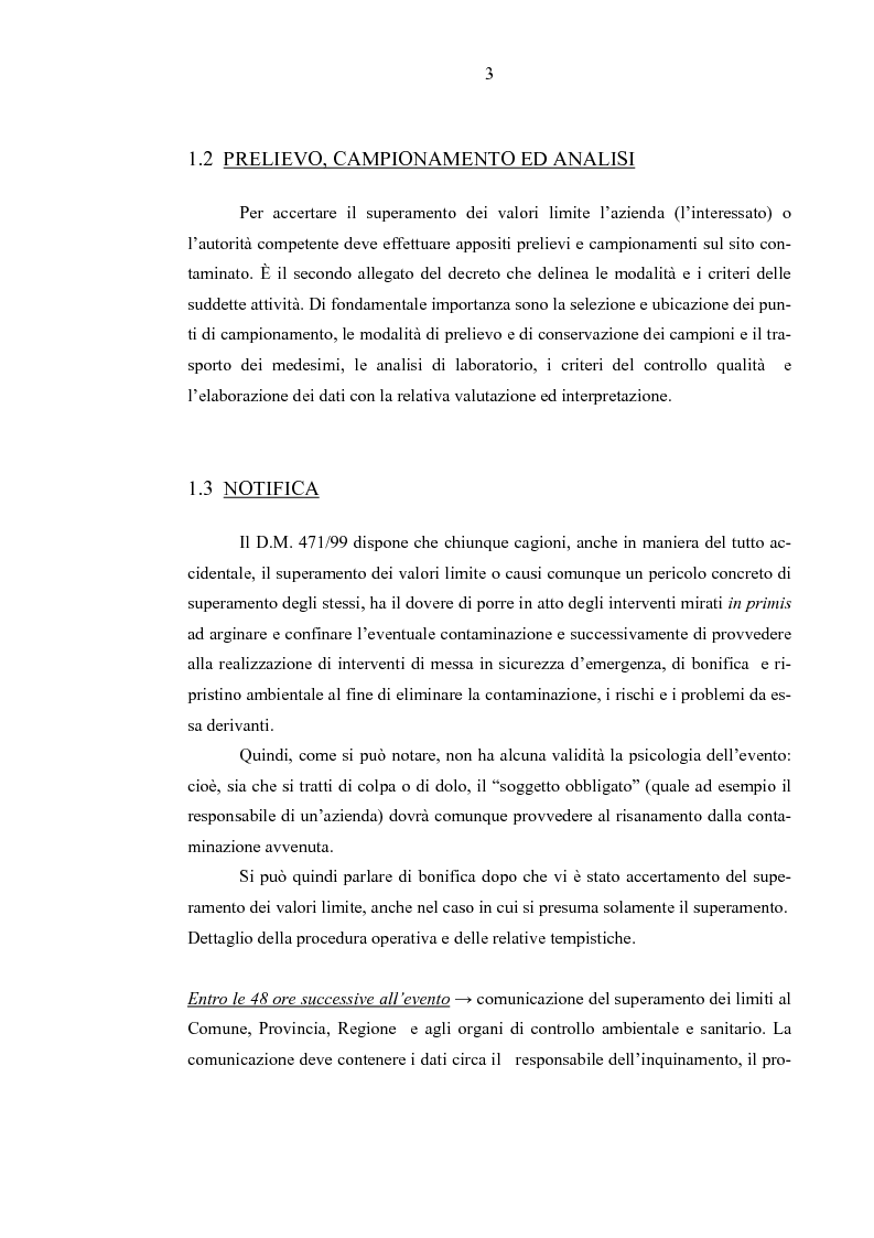 Anteprima della tesi: Tecnologie biologiche di bonifica. Dalla normativa di settore all'esperienza in situ: il caso Europa Metalli., Pagina 3