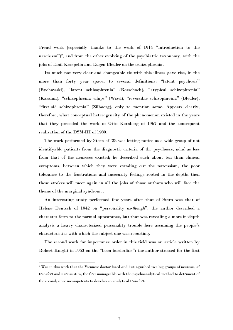 Anteprima della tesi: Beyond the Fringer. Studies on Borderline Personality, Pagina 4