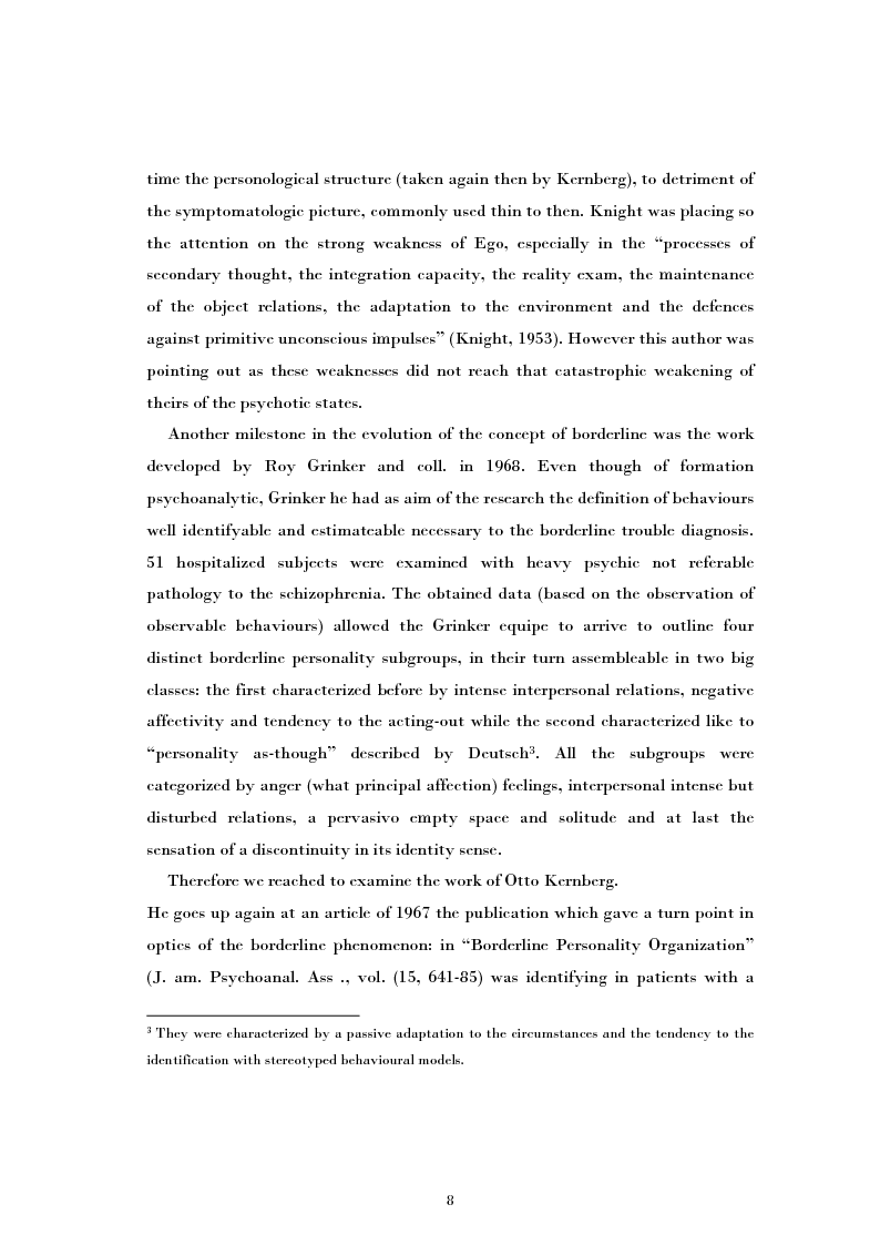 Anteprima della tesi: Beyond the Fringer. Studies on Borderline Personality, Pagina 5