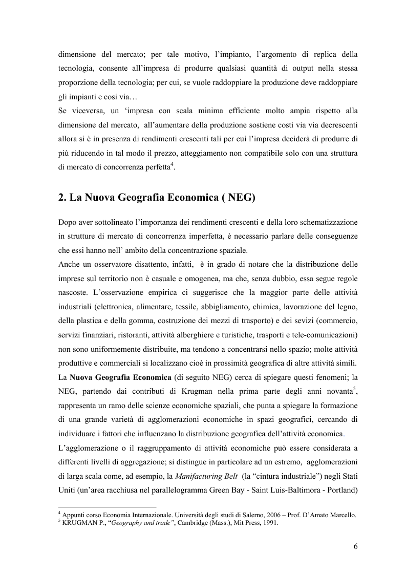 Anteprima della tesi: I distretti industriali: un caso di successo dell'economia italiana, Pagina 4