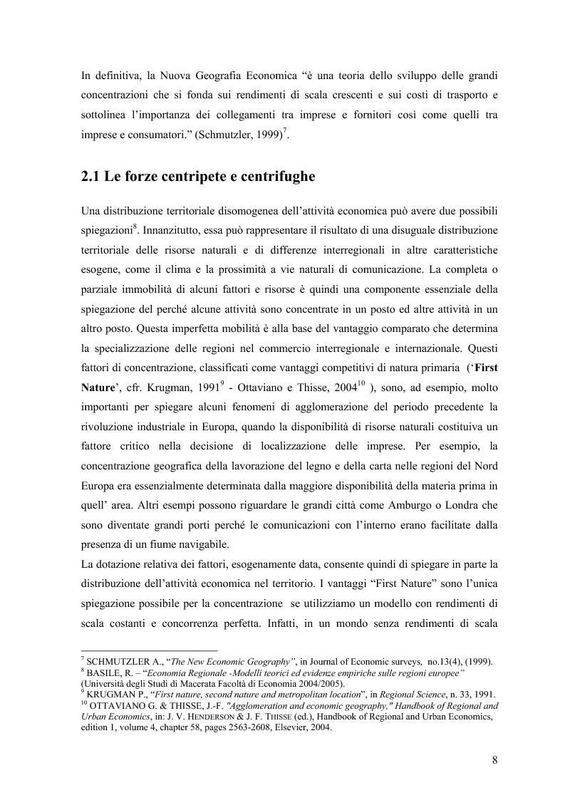 Anteprima della tesi: I distretti industriali: un caso di successo dell'economia italiana, Pagina 6