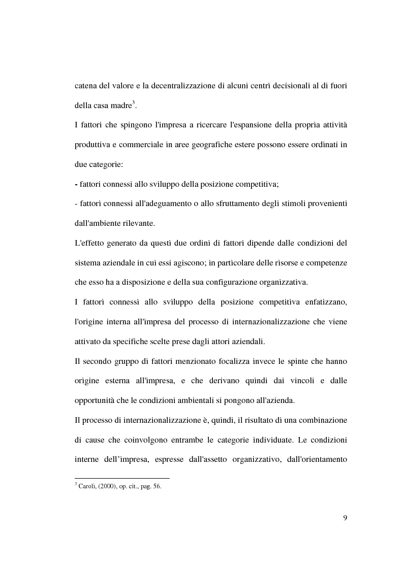 Anteprima della tesi: Il Mezzogiorno e la Sicilia nello scenario internazionale. La posizione competitiva della provincia di Caltanissetta., Pagina 6