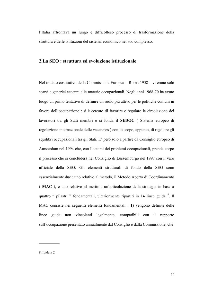 Anteprima della tesi: Flessibilità del lavoro e occupazione giovanile: un caso di studio, Pagina 7