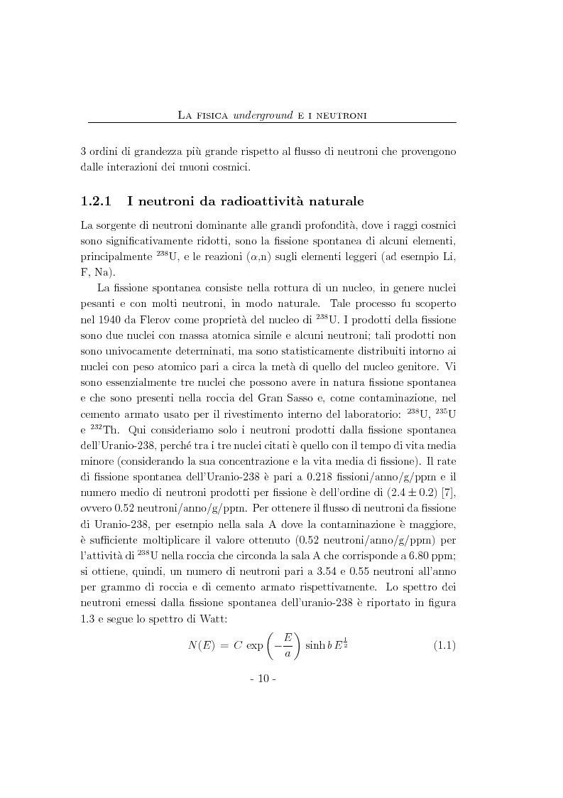 Anteprima della tesi: Studio del flusso di neutroni indotto dai muoni cosmici nei LNGS con l'esperimento LVD, Pagina 10