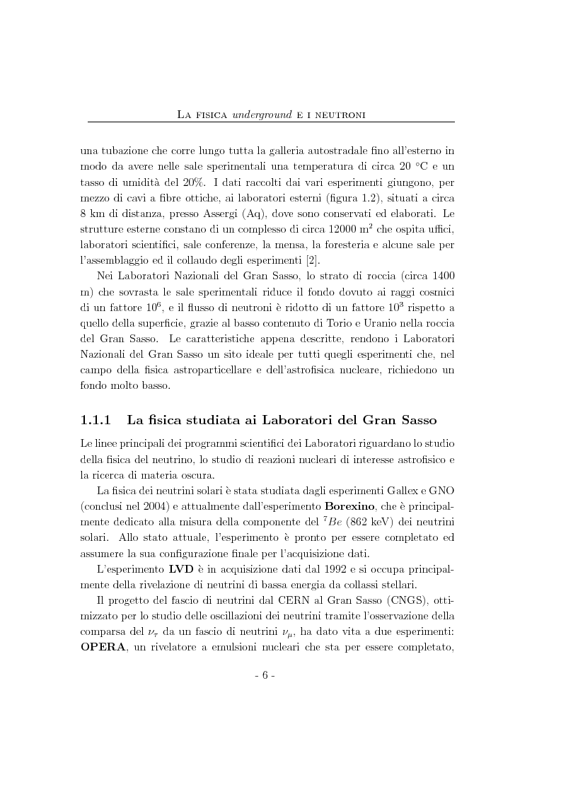 Anteprima della tesi: Studio del flusso di neutroni indotto dai muoni cosmici nei LNGS con l'esperimento LVD, Pagina 6