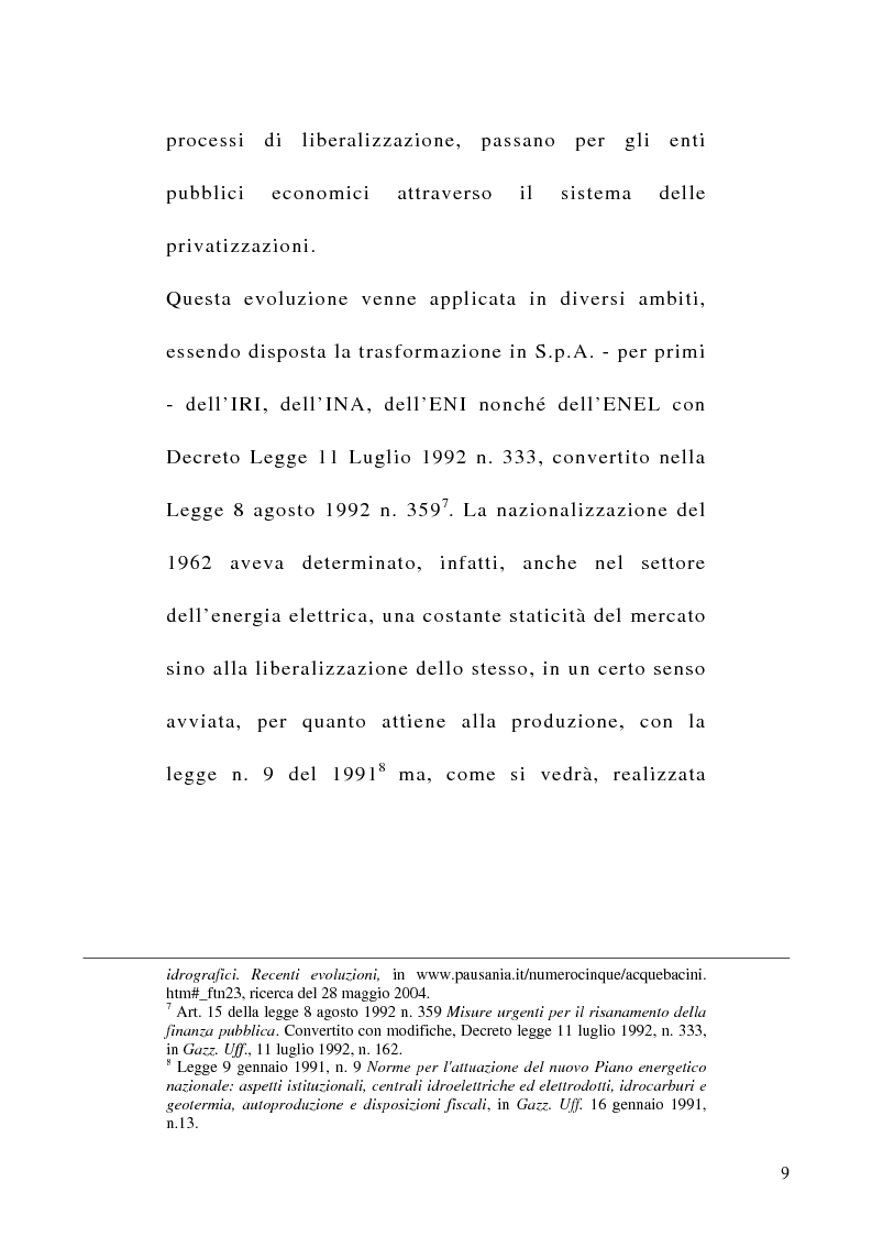 Anteprima della tesi: Il contratto di somministrazione di energia elettrica tra clausole abusive ed interventi dell’Autorità per l’Energia Elettrica ed il Gas, Pagina 5