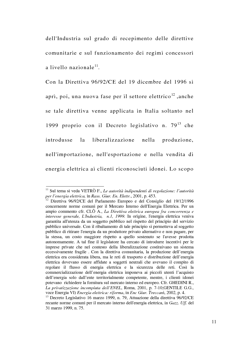 Anteprima della tesi: Il contratto di somministrazione di energia elettrica tra clausole abusive ed interventi dell’Autorità per l’Energia Elettrica ed il Gas, Pagina 7