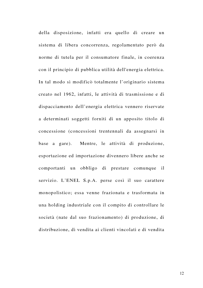 Anteprima della tesi: Il contratto di somministrazione di energia elettrica tra clausole abusive ed interventi dell’Autorità per l’Energia Elettrica ed il Gas, Pagina 8