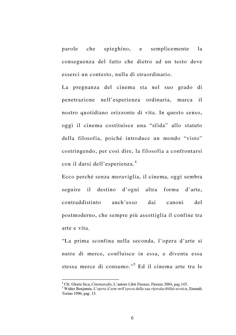 Anteprima della tesi: Come la Filosofia legge il Cinema, Pagina 4