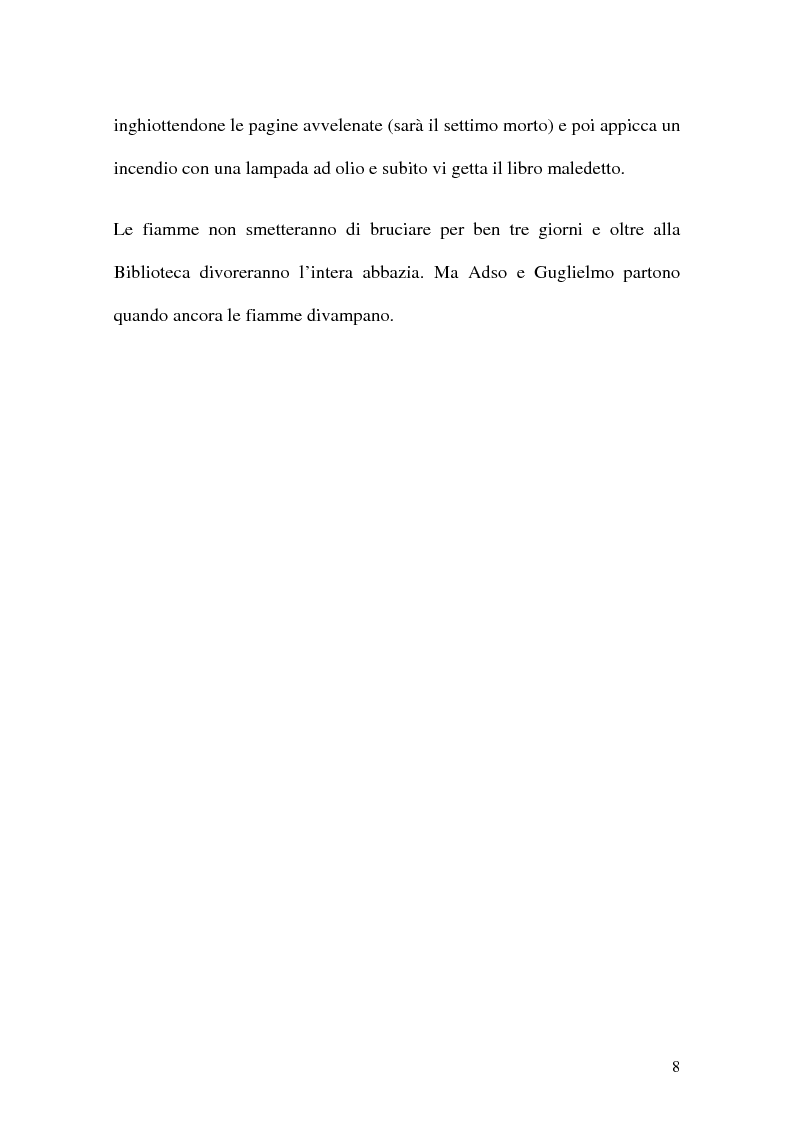Anteprima della tesi: La detection nel 'Nome della rosa', Pagina 7