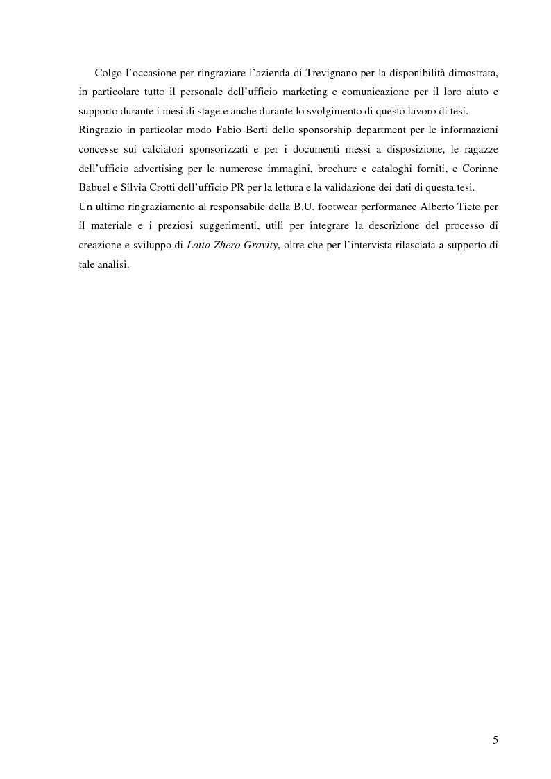 Anteprima della tesi: Lead User e innovazione di prodotto in un'azienda sportiva: il caso Lotto Sport Italia, Pagina 3