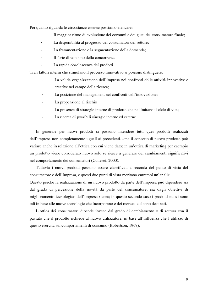 Anteprima della tesi: Lead User e innovazione di prodotto in un'azienda sportiva: il caso Lotto Sport Italia, Pagina 7