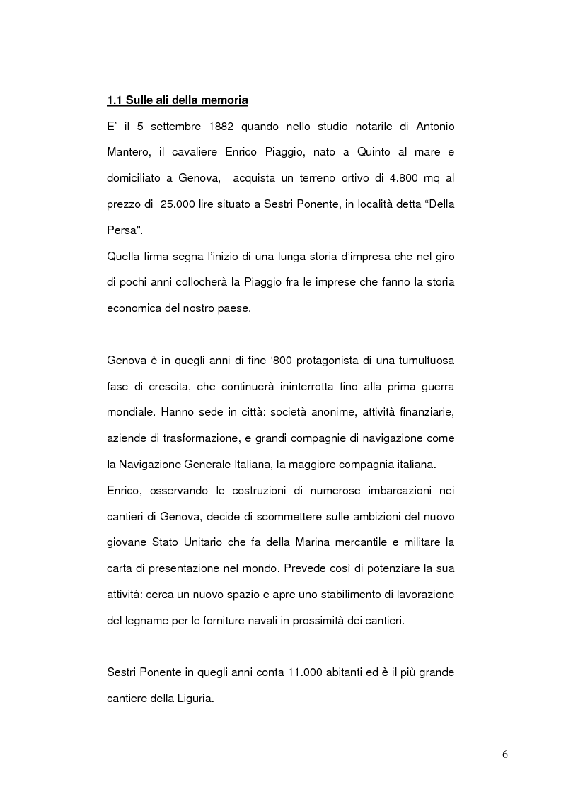 Anteprima della tesi: Pianificazione e programmazione in Piaggio Aero Industries Spa, Pagina 4