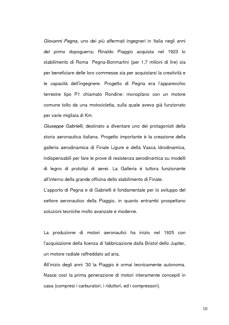 Anteprima della tesi: Pianificazione e programmazione in Piaggio Aero Industries Spa, Pagina 8