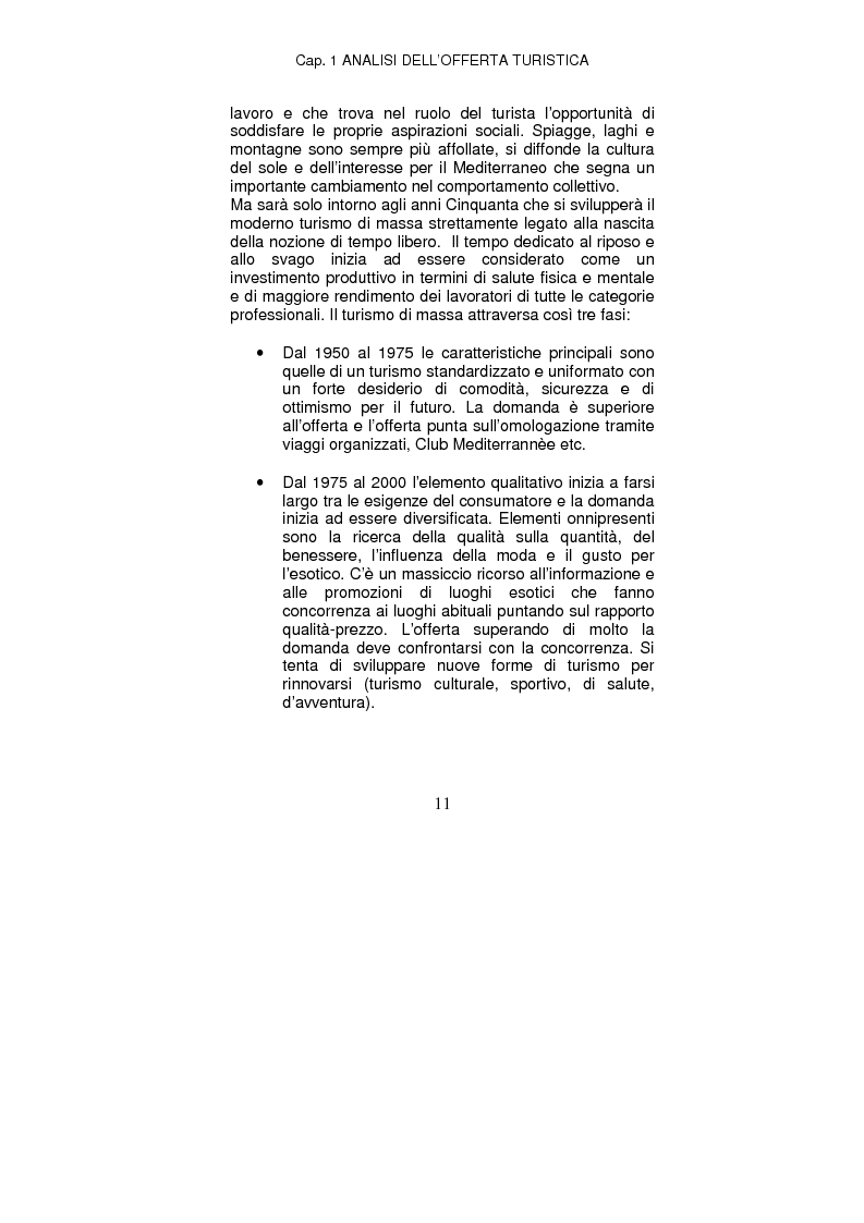 Anteprima della tesi: Marketing del territorio. Promozione e valorizzazione della zona di Valmontone., Pagina 7