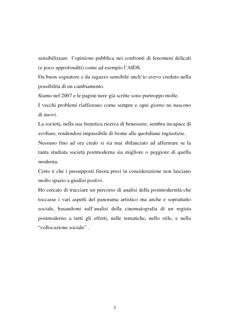 Anteprima della tesi: Un nuovo Postmoderno: riscontri ed analisi nella cinematografia di Alejandro Gonzales Iñarritu, Pagina 3