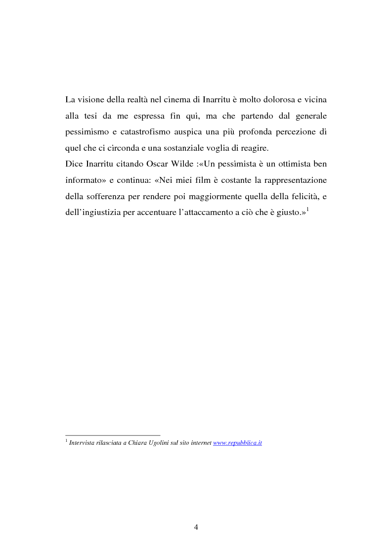 Anteprima della tesi: Un nuovo Postmoderno: riscontri ed analisi nella cinematografia di Alejandro Gonzales Iñarritu, Pagina 4