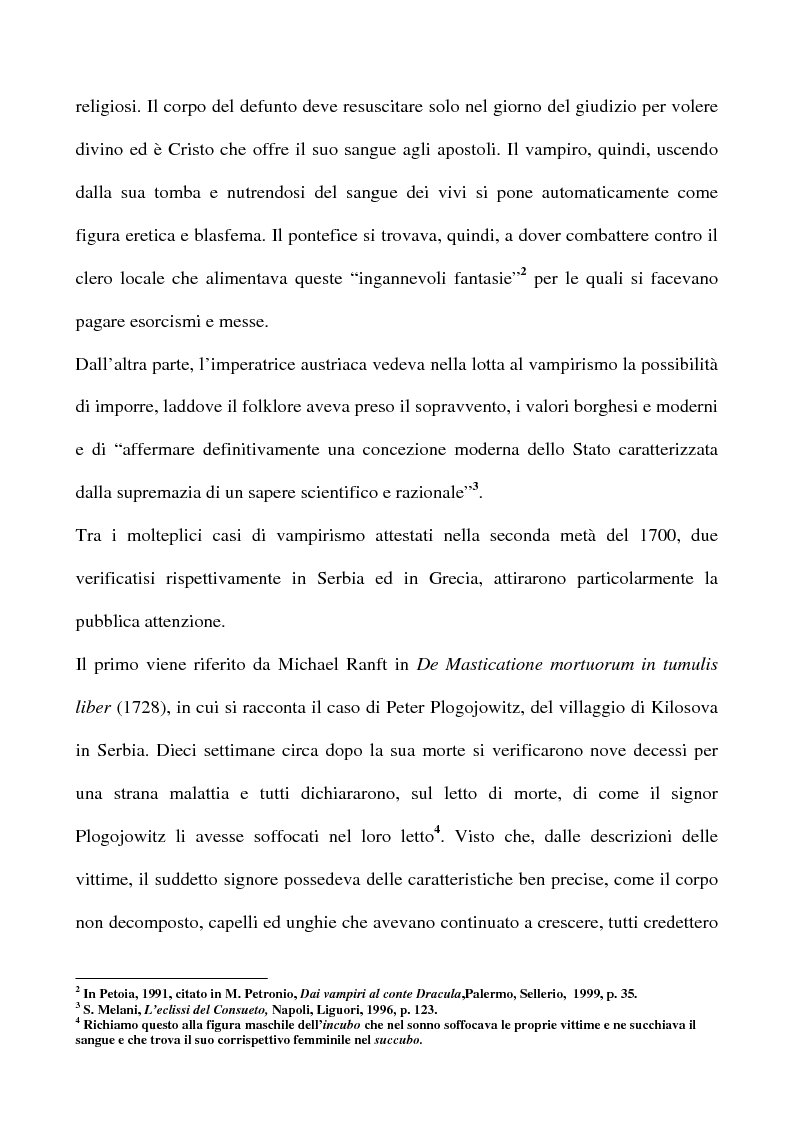 Anteprima della tesi: Il Vampiro di Polidori: nascita di un personaggio letterario, Pagina 2