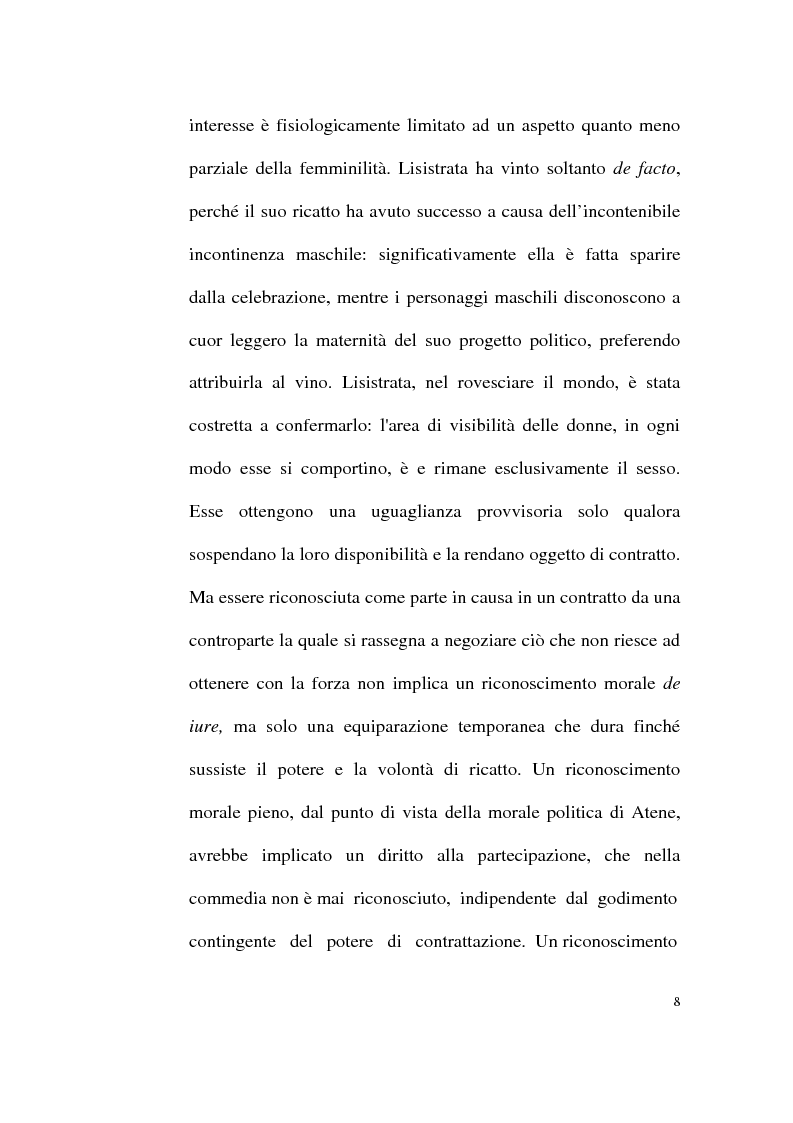Anteprima della tesi: La donna nella concezione politica di Platone, Pagina 6
